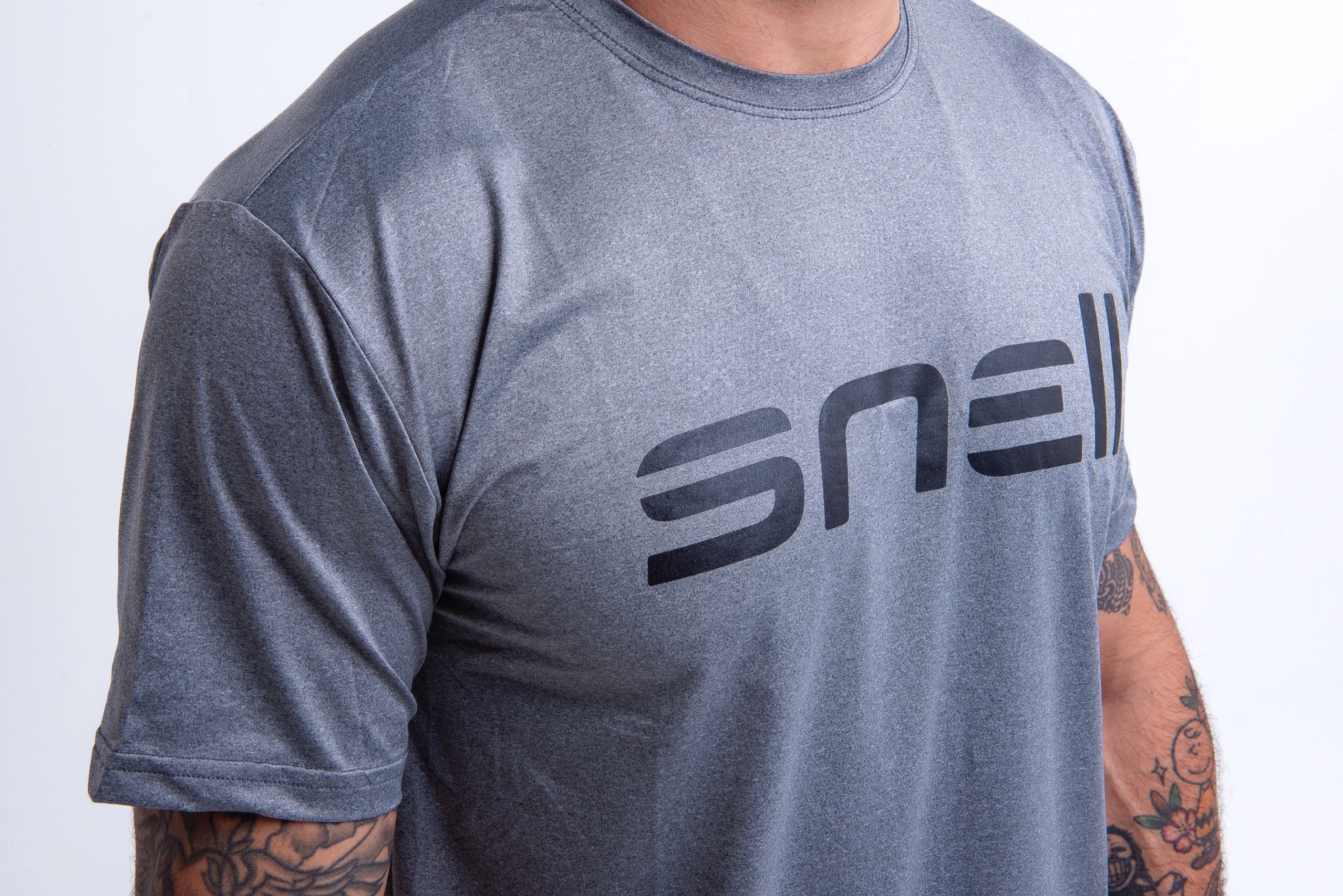 Athlete with logo